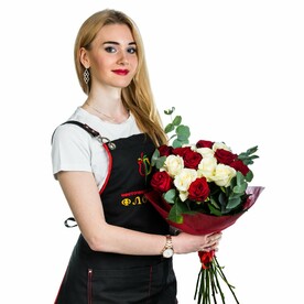 Букет из 15 роз для любимой