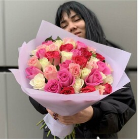 39 кенийских роз 50 см