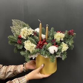 Новогодняя композиция с нобилисом