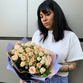 Кустовая Роза 7 веток