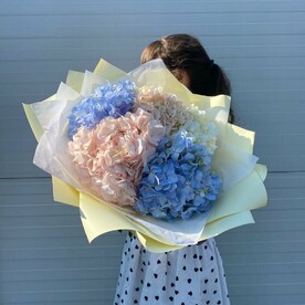 Букет 7 гортензий