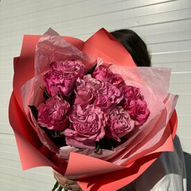 Букет из 9 роз кантри блюз