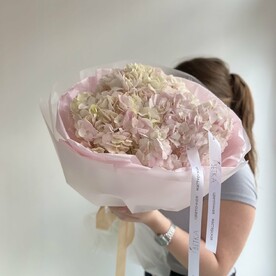 Букет из розовых гортензий 🩷