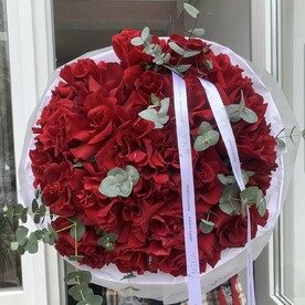 Роскошный букет французских роз с эвкалиптом🔥😍🌿