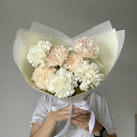 Нежный микс-букет диантусов