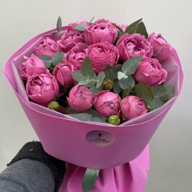 Букет из пионовидных роз «Мисти баблс» 00142