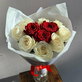 11 роз "сердце"