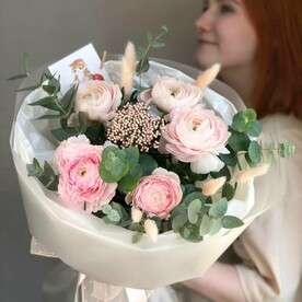 Букет "Ассоль" с ранункулюсами