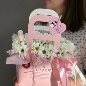 Сумочка с ромашками