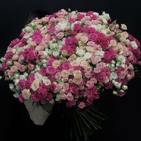 101 кустовых роз