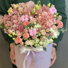 Коробочка из микс цветов XXL