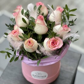 Коробочка с розами