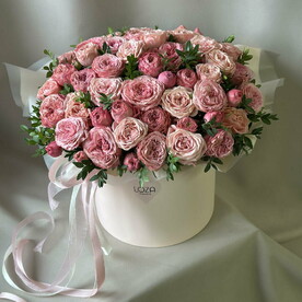 Нежная Композиция с пионовидным розами