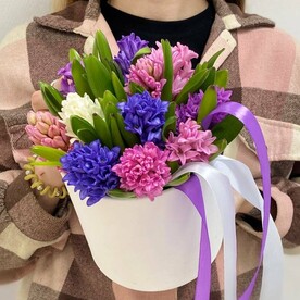 Гиацинты в коробочке