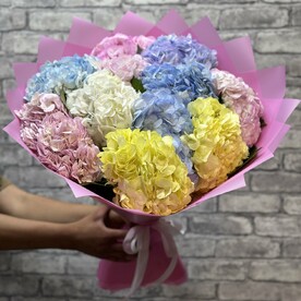 11шт микс гортензия