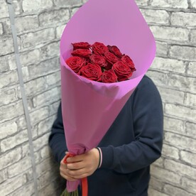 Букет из роз 11шт 80см