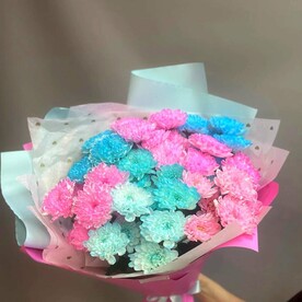 Букет Бабл Гам из хризантем