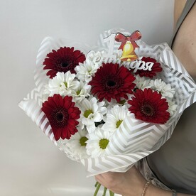 Авторский букет 36 - 1 сентября с герберой