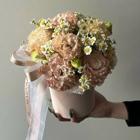 Ромашка с эустомой