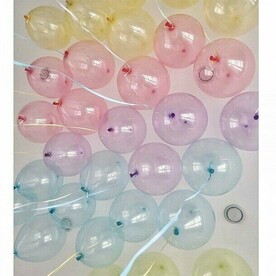 Шары под потолок стеклянные 30 штук