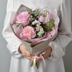 Букет - комплимент «Марципан» с пионовидной розой