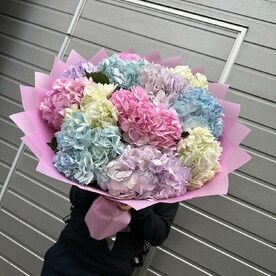 Букет из 11шт гортензии