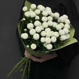 Букет из хризантем Ньютон
