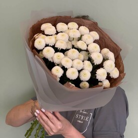 Букет из хризантем Ньютон