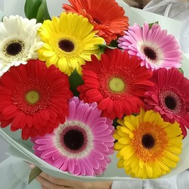 Букет с герберами