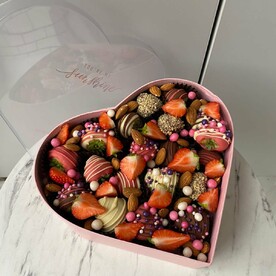 Клубника в бельгийском шоколаде Сердце