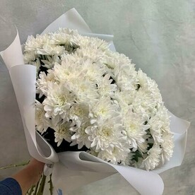 Букет Из 19 кустовых Хризантем