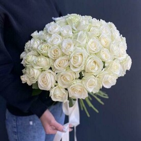 Букет Из 39 Белых Роз