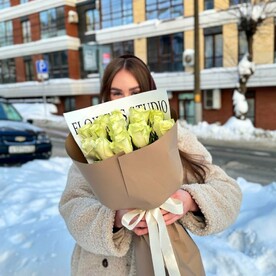 Букет "15 роз в оформлении"