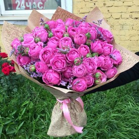 Кустовая пионовидная Роза