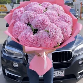 Букет из гортензии