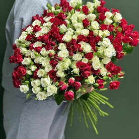 Кустовая роза микс