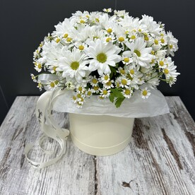 Коробочка нежности из ромашек