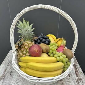 Большая корзинка со свежими отборными фруктами ❤️😍🔥