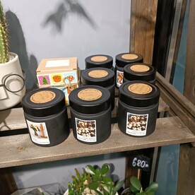 Свеча ручной работы с ароматом и фитиль с треском камина😍