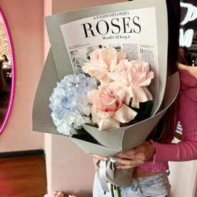 Гортензия/ розы французские / Роза французская