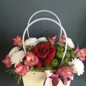 Цветы в сумочке