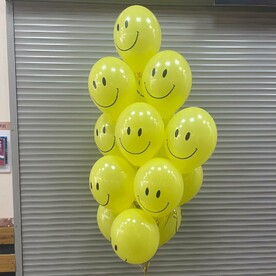 Шары смайлы 15 штук