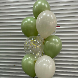 Воздушные шары эвкалипт (фисташка) 10 штук