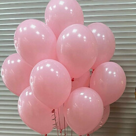 Воздушные шары розовые 13 штук