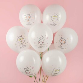 Воздушные шары «Моя Лапонька» 7 штук с гелием