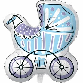 Воздушный шар коляска для мальчика