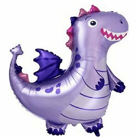 Воздушный шар дракон сиреневый