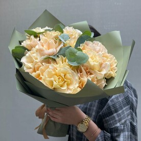 Французские розы нежный букет