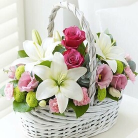 Корзина с цветами