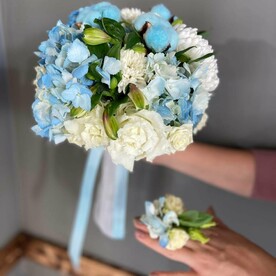 Альстромерия, Хлопок, Гортензия Гидрангия, Лизиантус Эустома, Роза